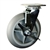 8" Swivel Caster with Brake and Thermoplastic Rubber Tread Wheel with Ball Bearings