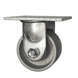 3-1/4 Inch Heavy Duty Low Profile Rigid Caster with Semi Steel Wheel