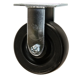 6 Inch Polyolefin Wheel Rigid Caster with Ball Bearings