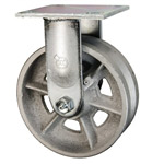 6 Inch Rigid Caster with V Groove Wheel