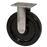 8 Inch Rigid Caster with Phenolic Wheel and Ball Bearings