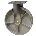 8 Inch Rigid Caster with Semi Steel Wheel with Ball Bearings