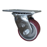 4 Inch Swivel Caster Poly on Aluminum