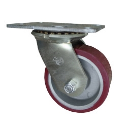 5 Inch Swivel Caster Poly on Aluminum