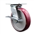 8 Inch Large Top Plate Swivel Caster Poly on Aluminum Wheel with Brake