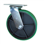 8 Inch Swivel Caster with Polyurethane Tread Wheel