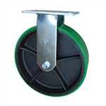 8 Inch Rigid Caster with Polyurethane Tread Wheel