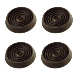 1-3/4" Round Rubber Furniture Cup - Prevent Sliding - Set of 4
