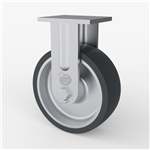 Service Caster Series #92 12 inch extra heavy duty rigid caster with polyurethane tread on metal core wheel