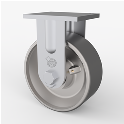Service Caster Series #93 10 inch extra heavy duty rigid caster with forged steel wheel