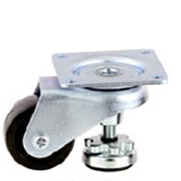 top plate mount leveling caster