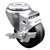 Service Caster #20 Series bolt hole swivel casters with 3 inch phenolic wheel and brake are a versatile caster solution.