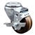 3 inch bolt hole swivel caster high temperature phenolic wheels and brake