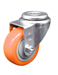 Service Caster #20 Series swivel casters with 3 inch polyurethane wheel are a versatile caster choice. Featuring a zinc plated finish, these casters are ideal for light and medium duty material handling, carts, equipment, and shop projects.