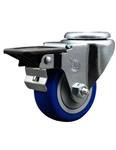 3" Bolt Hole Swivel Caster with Polyurethane Tread