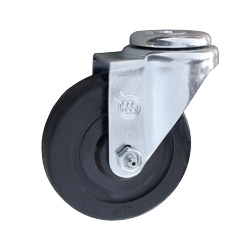 4" Bolt on Swivel Caster with Polyolefin Tread