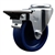 Service Caster #20 Series bolt hole swivel casters with 4 inch solid blue polyurethane wheel and posi lock are a versatile caster solution.