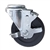 4" Swivel Caster with bolt hole, soft rubber wheel and brake