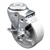 4 inch bolt hole swivel caster semi steel wheels and brake