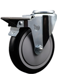 5" Bolt Hole Swivel Caster with Polyurethane Tread