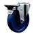 Service Caster #20 Series bolt hole swivel casters with 5 inch solid blue polyurethane wheel and posi lock are a versatile caster solution.