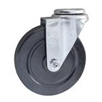 5" Swivel Caster with bolt hole and soft rubber wheel