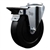 Service Caster #20 Series bolt hole swivel casters with 5 inch soft rubber wheel and posi lock are a versatile caster solution.