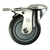 4" Swivel Caster with Polyurethane Tread and Total Lock Brake