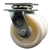 Dual wheel swivel caster with 5 inch durable nylon wheels