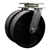 Dual wheel swivel caster with 8 inch durable glass filled nylon wheels