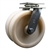 Dual wheel swivel caster with 8 inch durable nylon wheels