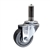 3" Expanding Stem Swivel Caster with Hard Rubber Wheel
