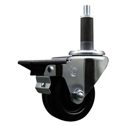 1 inch expanding stem caster 3 inch phenolic wheels and posi lock