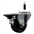 Service Caster #20 Series 7/8 inch expanding adapter stem swivel casters with a 3 inch polyolefin wheel and posi lock.