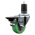 Service Caster 1-5/8 inch expanding stem swivel caster with a 3 inch green polyurethane wheel and a posi lock brake. Featuring a zinc finish, these casters are ideal for work tables, shop projects, and any equipment with round or square tube legs.