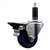 Service Caster #20 Series 1-1/8 inch expanding adapter stem swivel casters with a 3 inch solid blue polyurethane wheel and posi lock.