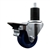 Service Caster #20 Series 1-3/4 inch expanding adapter stem swivel casters with a 3 inch solid blue polyurethane wheel and posi lock.