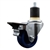 Service Caster #20 Series 1-7/8 inch expanding adapter stem swivel casters with a 3 inch solid blue polyurethane wheel and posi lock.