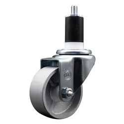 1-1/2 inch expanding stem caster 3 inch semi steel wheels