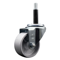 3/4 inch expanding stem caster 3 inch semi steel wheels