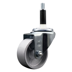 7/8 inch expanding stem caster 3 inch semi steel wheels