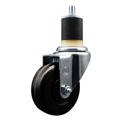 1-7/8" expanding stem caster 3-1/2" phenolic wheels