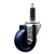 Service Caster #20 Series 1 inch expanding adapter stem swivel casters with a 3-1/2 inch solid blue polyurethane wheel.