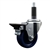 Service Caster #20 Series 1 inch expanding adapter stem swivel casters with a 3-1/2 inch solid blue polyurethane wheel and posi lock.
