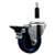 Service Caster #20 Series 7/8 inch expanding adapter stem swivel casters with a 3-1/2 inch solid blue polyurethane wheel and posi lock.