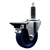 Service Caster #20 Series 1 inch expanding adapter stem swivel casters with a 4 inch solid blue polyurethane wheel and posi lock.