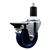 Service Caster #20 Series 1-1/2 inch expanding adapter stem swivel casters with a 4 inch solid blue polyurethane wheel and posi lock.