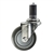 4" Expanding Stem Swivel Caster with Thermoplastic Rubber Tread