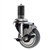 4" Expanding Stem Swivel Caster with Thermoplastic Rubber wheel and top lock brake