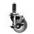 4" Expanding Stem Swivel Caster with Thermoplastic Rubber wheel and top lock brake